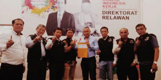 Tohom Purba dan Arnol Sinaga Daftarkan Relawan Martabat ke TKN, Optimis Menangkan Jokowi - Ma'ruf